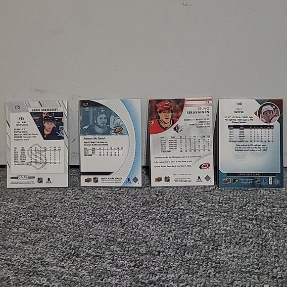 Random Lot Of 4 NHL Hockey Cards OPC Platinum Allure SP Upper Deck Budget Cards - Picture 2 of 6